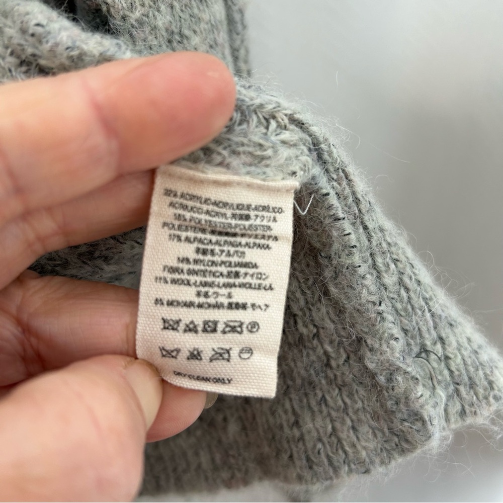 Free People Gray Ribbed Cardigan - Picture 3 of 7